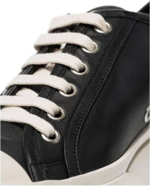 Marni Nappa Leather Pablo Lace Up Sneakers Zwart Dames - Foto 11