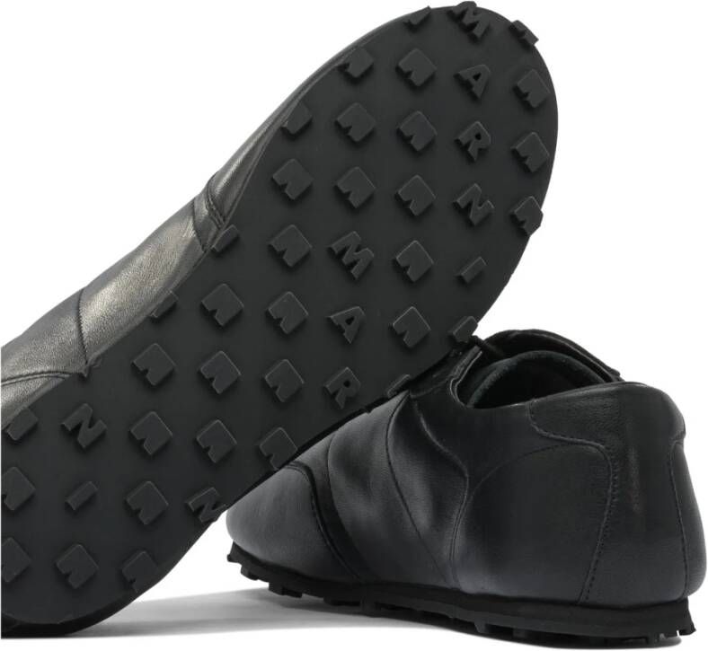Marni Zwarte Sneakers Ultiem Comfort Retrostijl