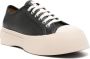 Marni Low-Top Sneakers Laced Up Sneakers Leather Black in zwart - Thumbnail 4