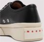 Marni Low-Top Sneakers Black Smooth Leather Sneakers in zwart - Thumbnail 11