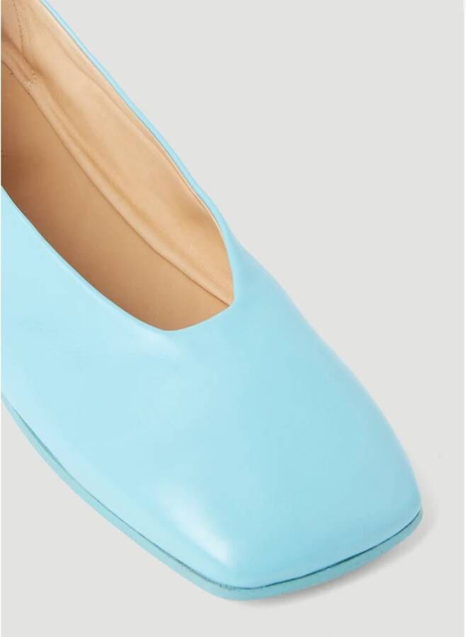 Marsell Ballerina schoenen van glad leer Blauw Dames