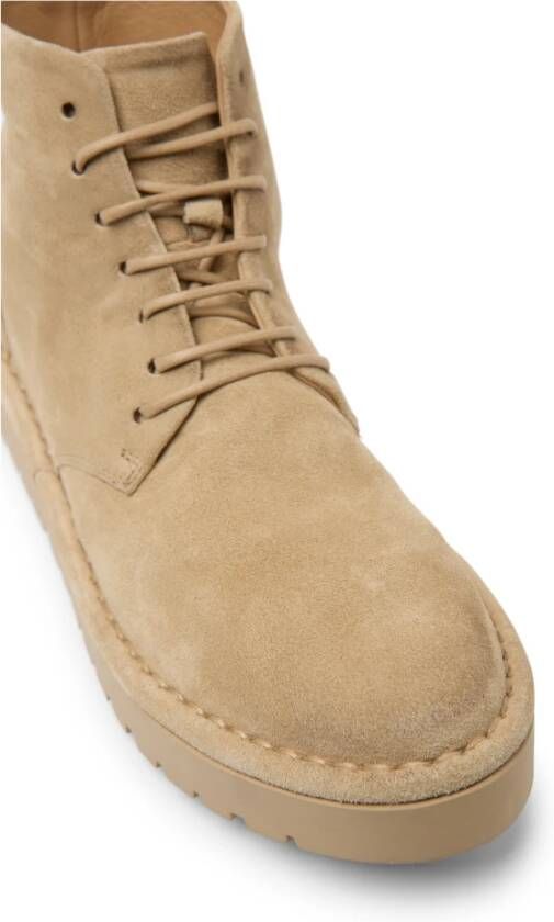 Marsell Beige leren veterschoenen