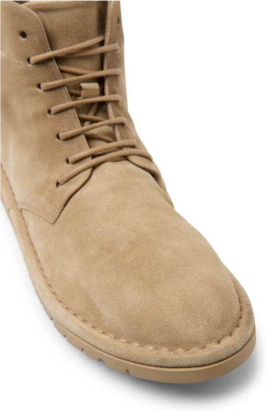 Marsell Beige Leren Veterschoenen
