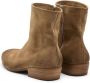 Marsell Beige Side Zip Lage Blokhak Schoenen Brown Heren - Thumbnail 2