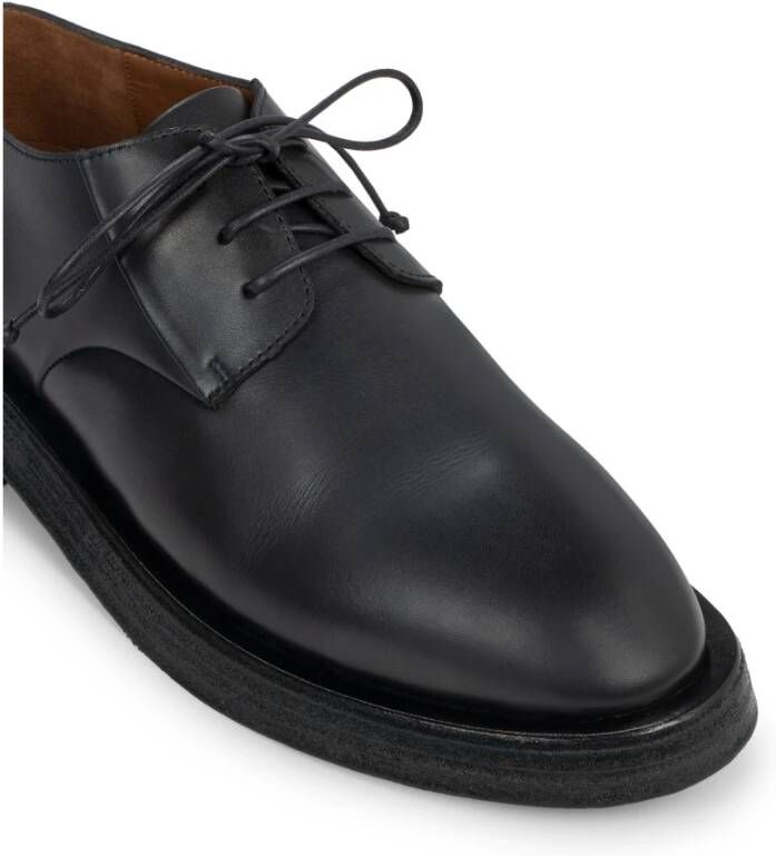 Marsell Donkerblauwe Leren Derby Schoenen
