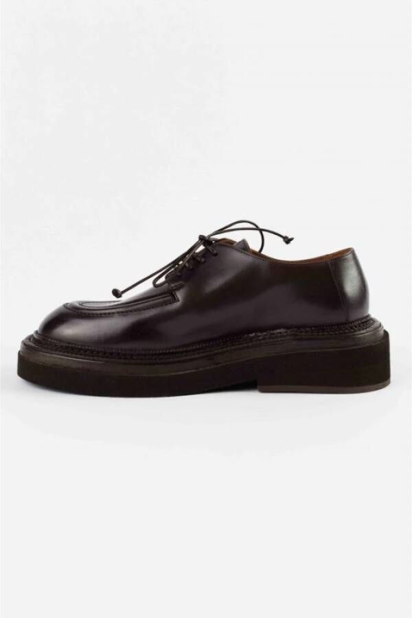 Marsell Donkerbruine Leren Derby Schoenen