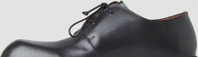 Marsell Gladleren Derby schoenen Black Heren