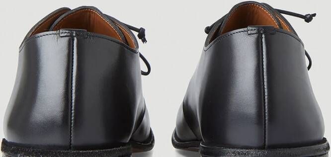 Marsell Gladleren Derby schoenen Black Heren