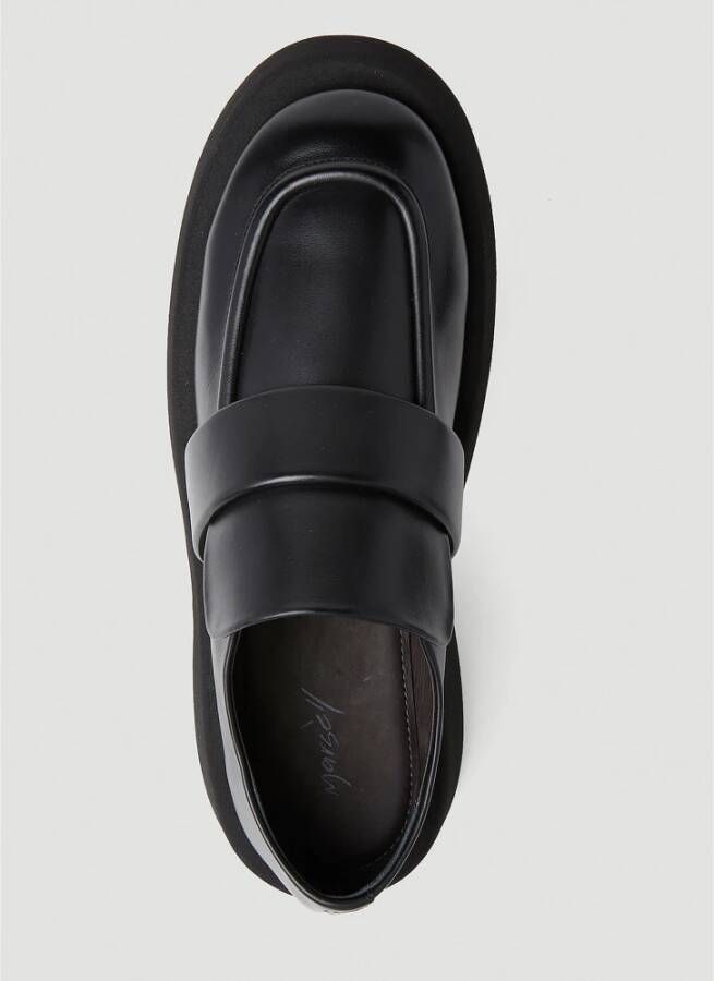 Marsell Italiaans leren loafers platformzool