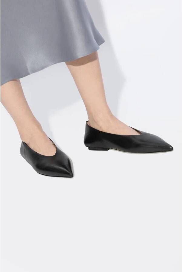 Marsell Leren ballet flats Black Dames