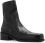 Marsell Leren enkellaarzen Black Heren - Thumbnail 4
