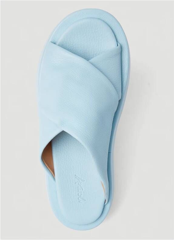 Marsell Leren Plateau Sandalen met Kruisbanden