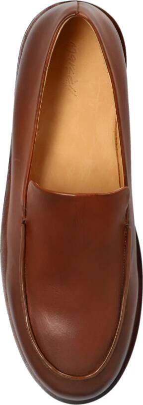 Marsell Leren schoenen type loafers Brown Dames