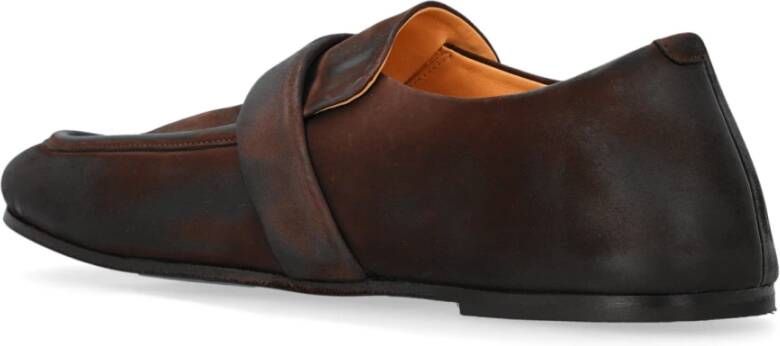 Marsell Leren schoenen type loafers Brown Dames