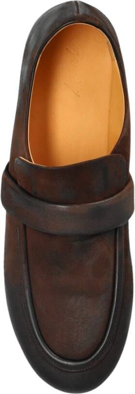 Marsell Leren schoenen type loafers Brown Dames