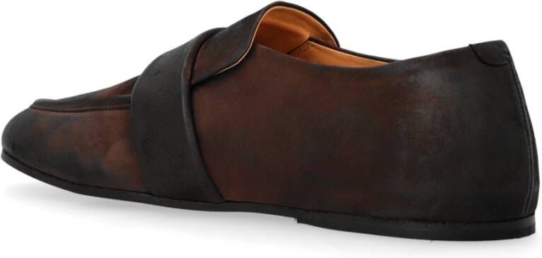 Marsell Leren schoenen type loafers Brown Heren