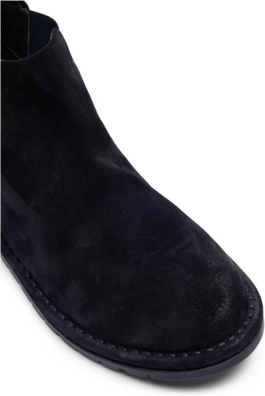 Marsell Midnight Blue Beatles Schoenen in Omgekeerd Leer