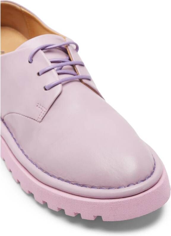 Marsell Paarse Derby Schoen met Uniek Ontwerp