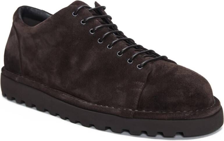 Marsell Suede Derby Schoenen met Rubberen Zool