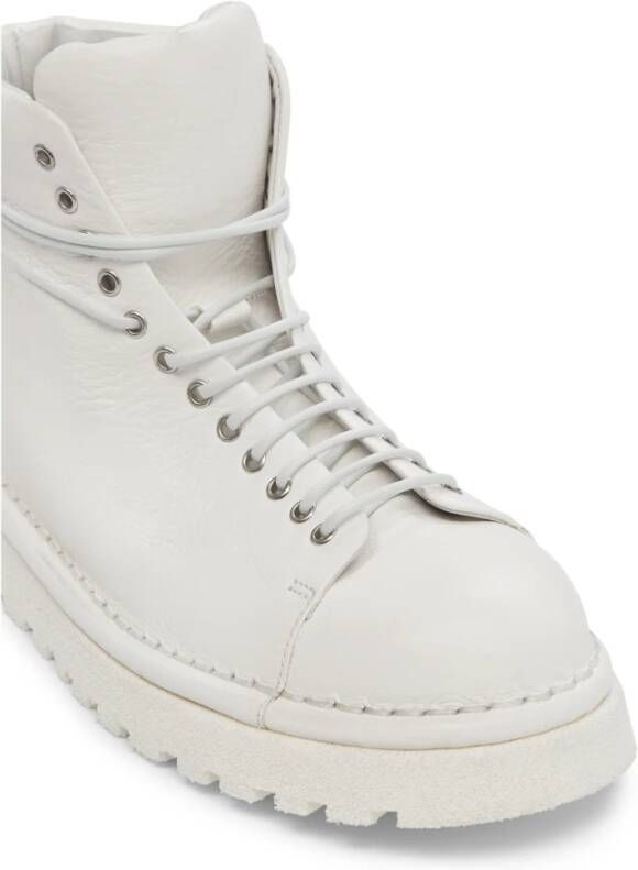 Marsell Witte leren veterschoenen