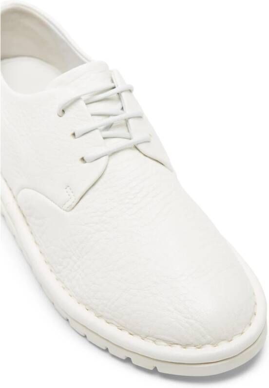 Marsell Witte Pebble Leren Derby Schoen