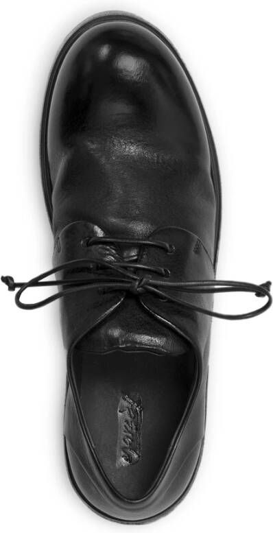 Marsell Zwarte Korrellederen Derby Schoenen