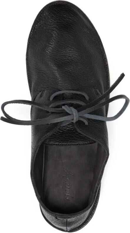 Marsell Zwarte leren Derby schoenen