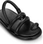 Marsell Zwarte leren sandalen met buisvormige banden - Thumbnail 2