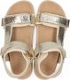 Maruti Beau leren sandalen met klittenband Goud Leer Plateau sandalen Dames - Thumbnail 11