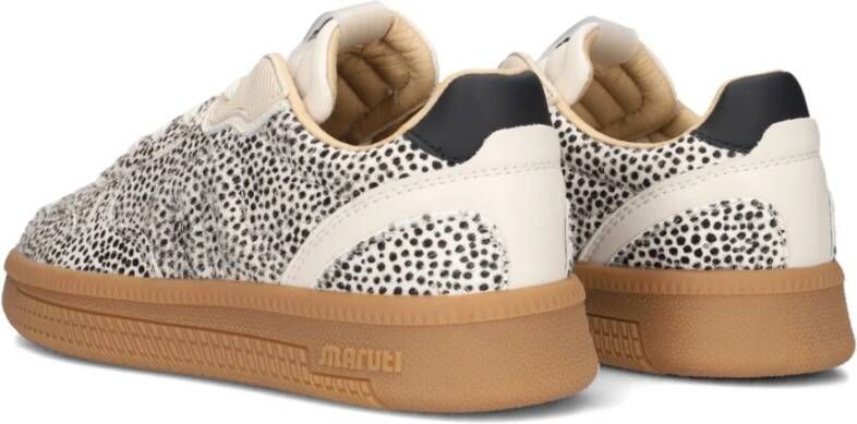 Maruti Beige Ponyhair Yale Sneakers voor dames