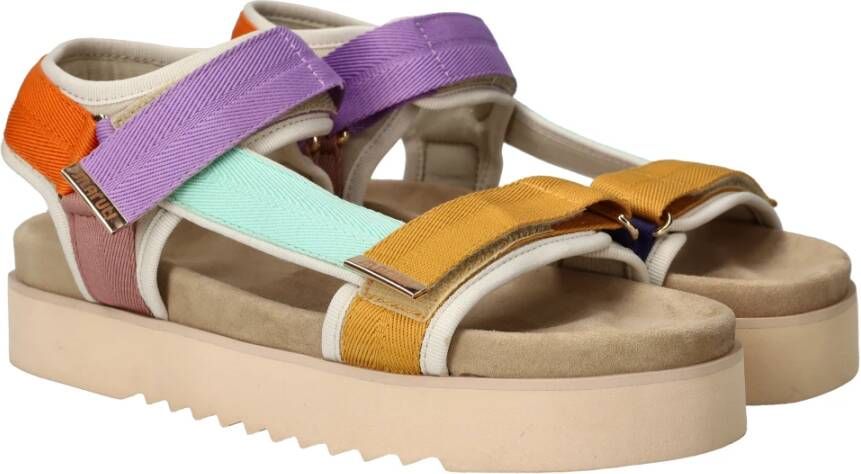 Maruti Kleurrijke Sandaal met Comfortabel Voetbed Multicolor Dames
