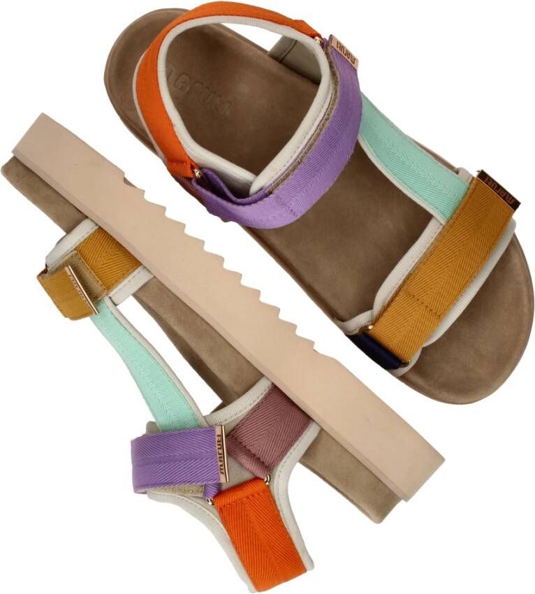Maruti Kleurrijke Sandaal met Comfortabel Voetbed Multicolor Dames