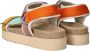 Maruti Beau sandalen met klittenband Multi Textiel Plateau sandalen Dames - Thumbnail 12