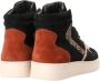 Maruti Mona Black Mauve Rust Sneakers hoge sneakers - Thumbnail 6