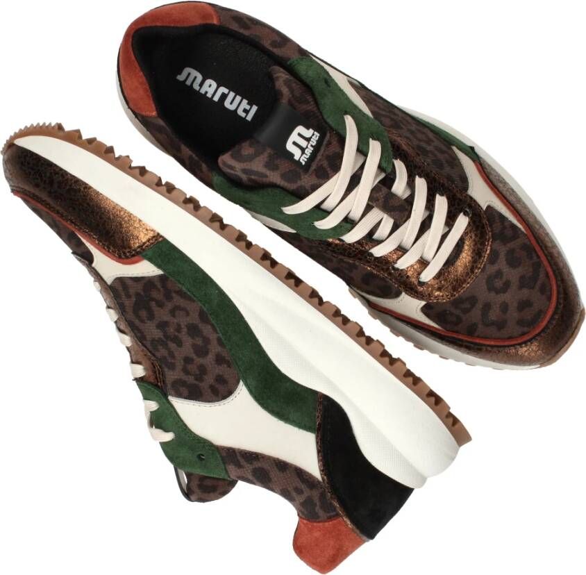 Maruti Sportieve Leren Sneaker voor Dames Multicolor Dames
