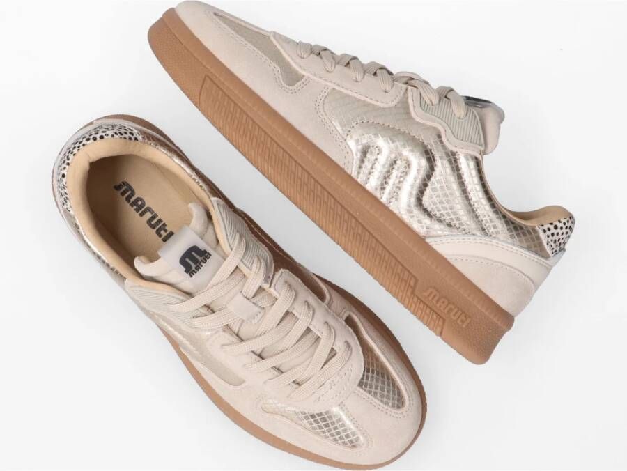 Maruti Taupe Goud Sneaker Elegant en veelzijdig