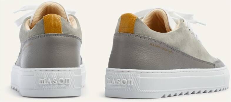 Mason Garments Grijze Torino Klassieke Schoenstijl