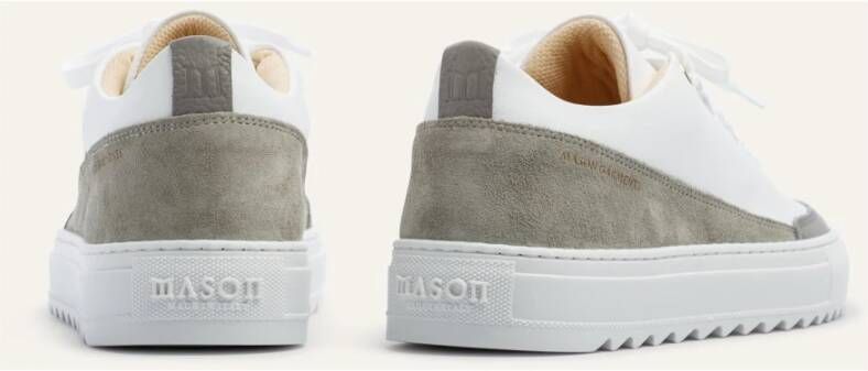 Mason Garments Grijze Vivace Italiaanse Leren Schoenen