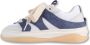 Mason Garments Italiaanse Suède en Mesh Sneakers Multicolor Dames - Thumbnail 2