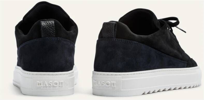 Mason Garments Klassieke Torino Zwart Marine Schoenen