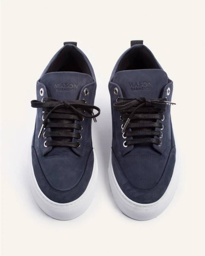 Mason Garments Stijlvolle Torino Sneakers Blue Heren