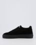Mason Garments Zwarte Suede Sneakers met Gouden Accents Black Heren - Thumbnail 10