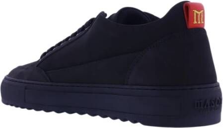 Mason Garments Tia Nubuck Zwarte Sneakers Zwart Unisex