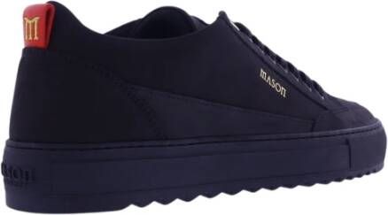 Mason Garments Tia Nubuck Zwarte Sneakers Zwart Unisex