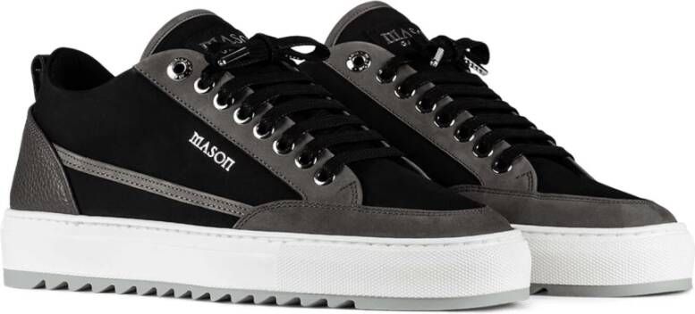 Mason Garments Stampato Sneakers Zwart 5F Zwart Heren