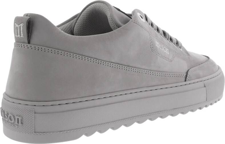 Mason Garments Leren Sneakers voor Heren Grijs Heren