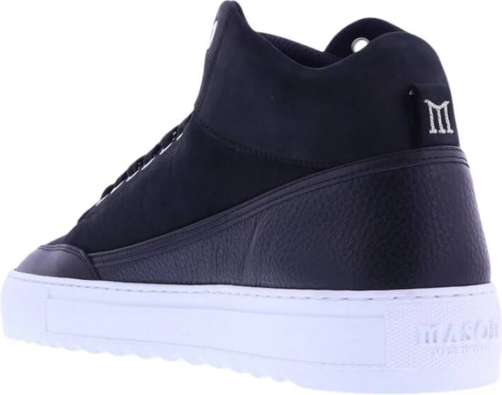 Mason Garments Essenziale Mid Sneakers Zwart Heren