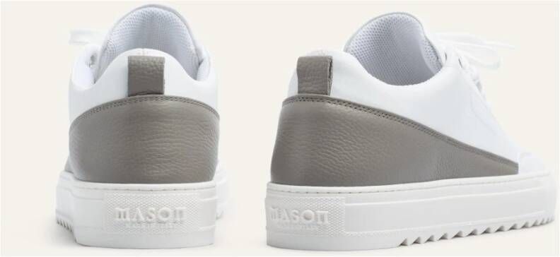 Mason Garments Wit Grijs Torino Klassieke Schoen