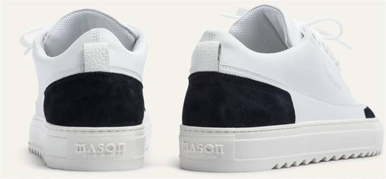 Mason Garments Wit Marine Stijlvolle Sneakers