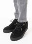 Mason Garments Zwarte Suede Sneakers met Gouden Accents Black Heren - Thumbnail 3